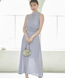 【ZOZO限定】アメリカンスリーブシフォンワンピース