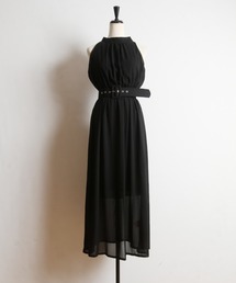 【ZOZO限定】アメリカンスリーブシフォンワンピース