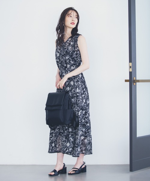 Andemiu（アンデミュウ）の「ハナガラシアーワンピース958352（ワンピース・レディース・ブラック/アイボリー・FREE）」の18枚目の写真