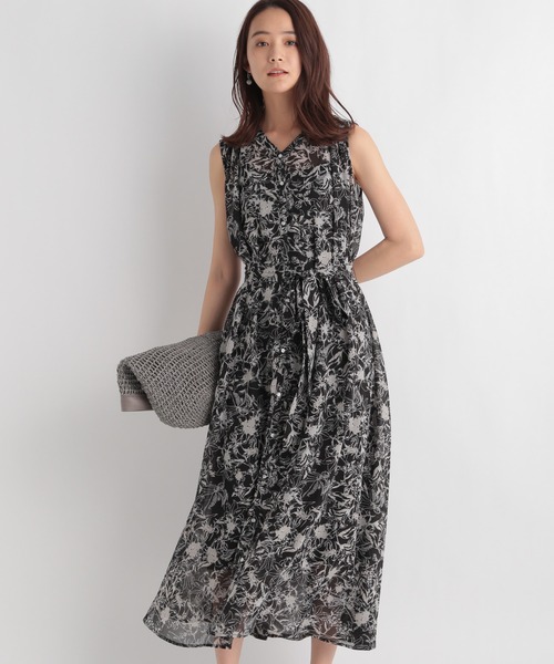 Andemiu（アンデミュウ）の「ハナガラシアーワンピース958352（ワンピース・レディース・ブラック/アイボリー・FREE）」の6枚目の写真