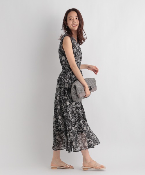 Andemiu（アンデミュウ）の「ハナガラシアーワンピース958352（ワンピース・レディース・ブラック/アイボリー・FREE）」の19枚目の写真