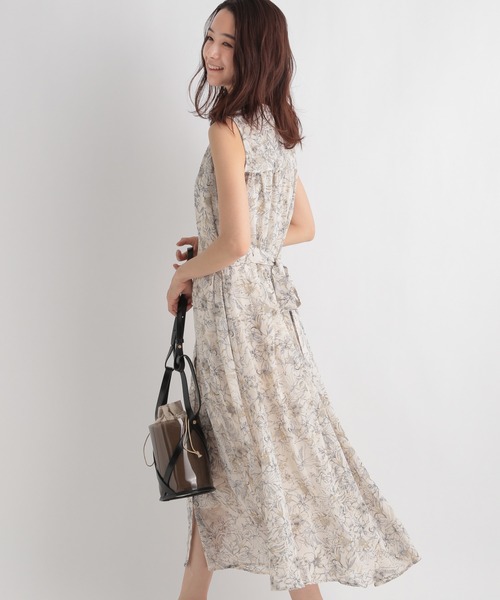 Andemiu（アンデミュウ）の「ハナガラシアーワンピース958352（ワンピース・レディース・ブラック/アイボリー・FREE）」の4枚目の写真