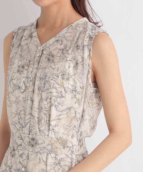 Andemiu（アンデミュウ）の「ハナガラシアーワンピース958352（ワンピース・レディース・ブラック/アイボリー・FREE）」の5枚目の写真