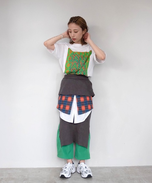 SANSeLF（サンセルフ）の「【SANSeLF】square graphic tee sanw21a007（Tシャツ/カットソー・レディース・ホワイト・FREE）」の22枚目の写真