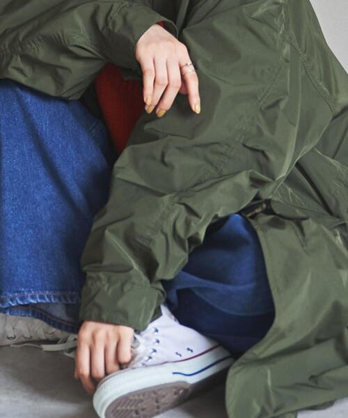 coen（コーエン）の「【ユニセックス】［洗える］撥水M-65TYPE モッズコート（WEB限定カラー）（モッズコート・レディース・オリーブ/オフホワイト/ネイビー・SMALL/LARGE/X-SMALL/MEDIUM）」の18枚目の写真