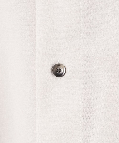 Alcindor Materials（アルシンダーマテリアルズ）の「imitation relax shirts-wool-/イミテーションリラックスシャツ-ウール-（シャツ/ブラウス・メンズ・ブラック/カーキ/アイボリー・MEDIUM/LARGE）」の10枚目の写真