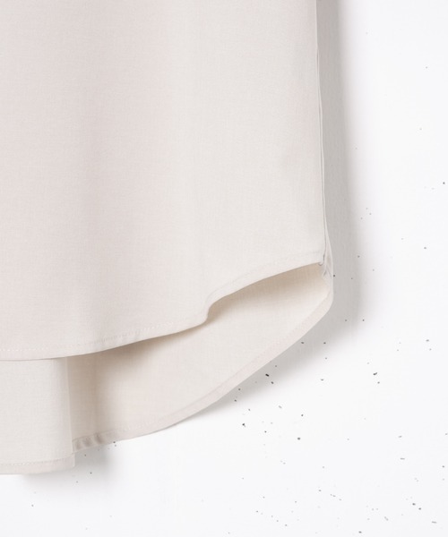 Alcindor Materials（アルシンダーマテリアルズ）の「imitation relax shirts-wool-/イミテーションリラックスシャツ-ウール-（シャツ/ブラウス・メンズ・ブラック/カーキ/アイボリー・MEDIUM/LARGE）」の7枚目の写真