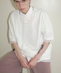 PUBLIC TOKYO | メッシュレイヤードTEE(Tシャツ/カットソー)