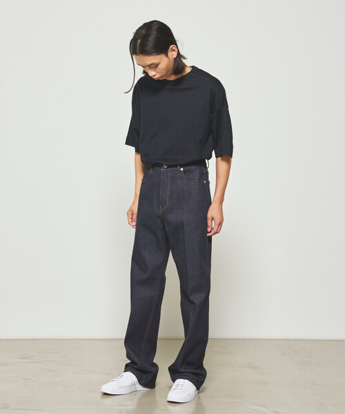 N.O.R.C by the line（ノークバイザライン）の「リジットハイライズストレートデニム（デニムパンツ・レディース・ノンウォッシュ・24/30/32/26/28）」の15枚目の写真