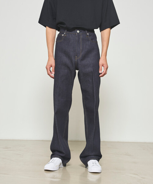 N.O.R.C by the line（ノークバイザライン）の「リジットハイライズストレートデニム（デニムパンツ・レディース・ノンウォッシュ・24/30/32/26/28）」の19枚目の写真