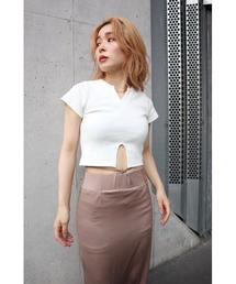 FIG&VIPER | リブカットショートTOP(Tシャツ/カットソー)