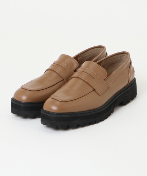 ikka(イッカ)の「厚底コインローファー(ローファー・レディース・ベージュ/ブラウン・M/L)」の16枚目の写真