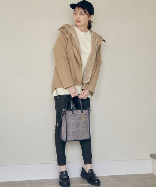 ikka(イッカ)の「厚底コインローファー(ローファー・レディース・ベージュ/ブラウン・M/L)」の5枚目の写真