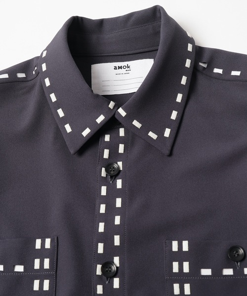 amok（アモク）の「LASER STITCH SHIRTS（シャツ/ブラウス