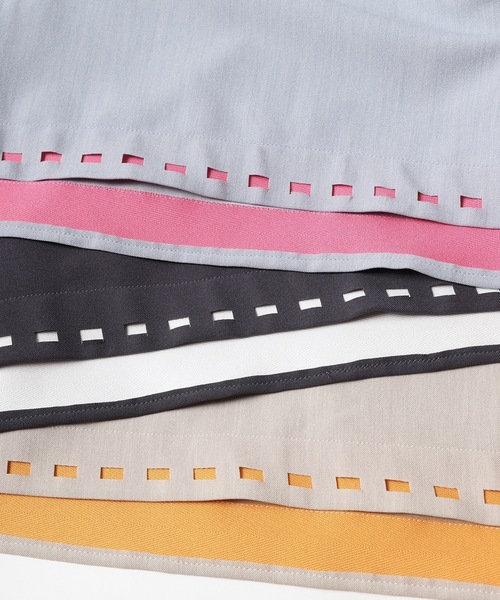 amok（アモク）の「LASER STITCH SHIRTS（シャツ/ブラウス・メンズ・ブルー/ベージュ/ネイビー/ダークブルー/ブラウン・M/L/S）」の19枚目の写真