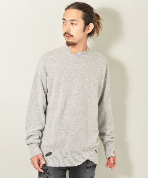 DIESEL（ディーゼル）の「DIESEL (ディーゼル) ダメージ加工クルー 