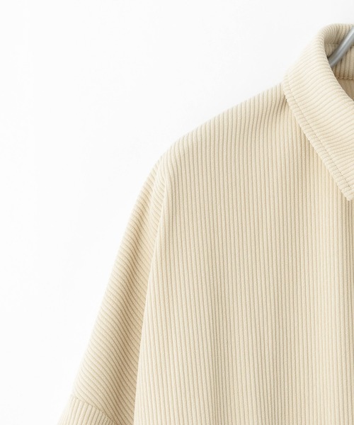 Heather（ヘザー）の「コーデュロイシャツ　237200（シャツ/ブラウス・レディース・アイボリー/ブラック/グリーン・FREE）」の5枚目の写真