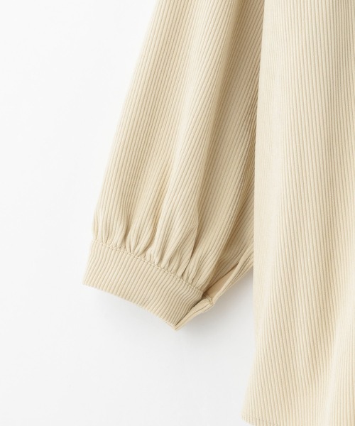 Heather（ヘザー）の「コーデュロイシャツ　237200（シャツ/ブラウス・レディース・アイボリー/ブラック/グリーン・FREE）」の6枚目の写真