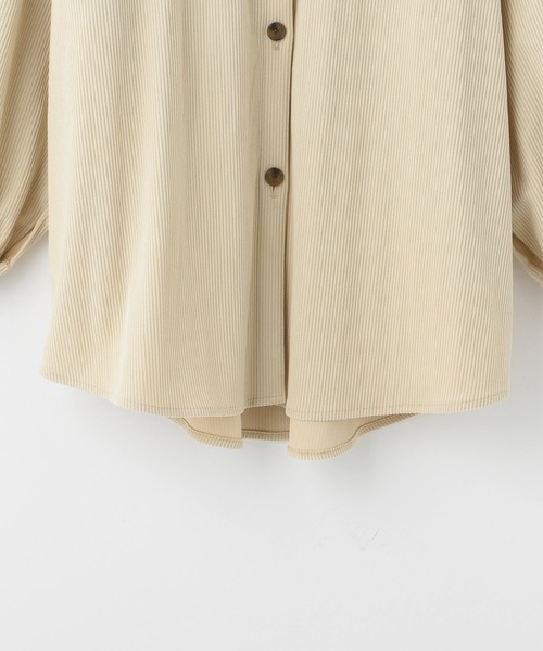 Heather（ヘザー）の「コーデュロイシャツ　237200（シャツ/ブラウス・レディース・アイボリー/ブラック/グリーン・FREE）」の8枚目の写真