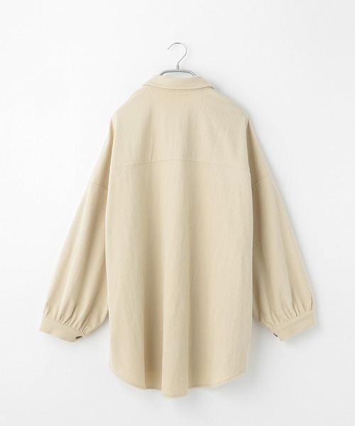 Heather（ヘザー）の「コーデュロイシャツ　237200（シャツ/ブラウス・レディース・アイボリー/ブラック/グリーン・FREE）」の9枚目の写真