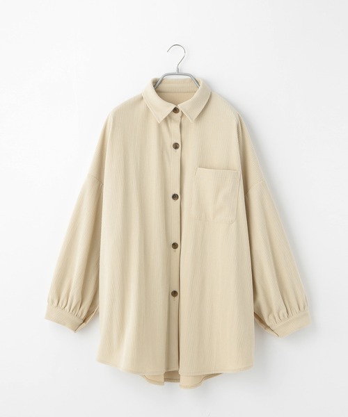 Heather（ヘザー）の「コーデュロイシャツ　237200（シャツ/ブラウス・レディース・アイボリー/ブラック/グリーン・FREE）」の13枚目の写真