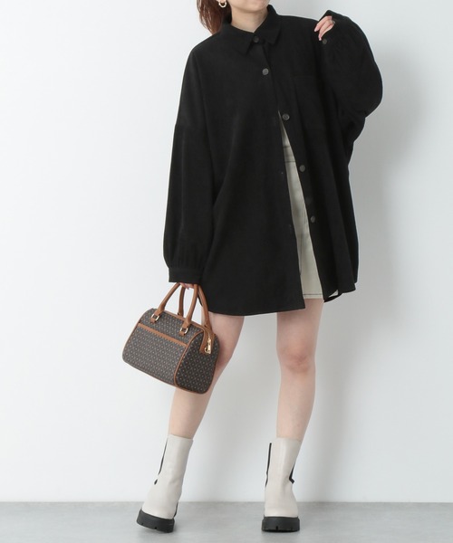 Heather（ヘザー）の「コーデュロイシャツ　237200（シャツ/ブラウス・レディース・アイボリー/ブラック/グリーン・FREE）」の16枚目の写真