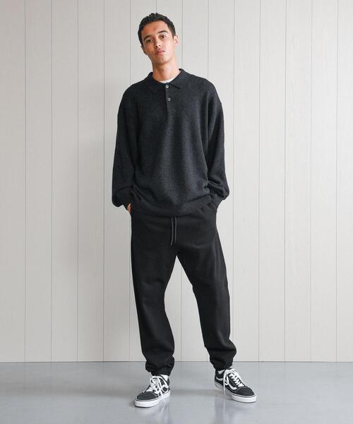 H　BEAUTY&YOUTH UNITED ARROWS（エイチビューティーアンドユースユナイテッドアローズ）の「＜H＞5GAUGE WOOL CASHMERE BALLOON KNIT SHIRT/ニット（ニット/セーター・メンズ・ベージュ/ロイヤルブルー/ダークグレー・S/M/L）」の10枚目の写真