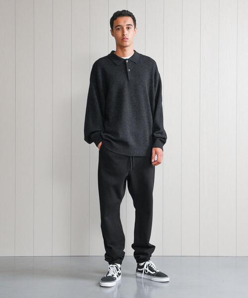 H　BEAUTY&YOUTH UNITED ARROWS（エイチビューティーアンドユースユナイテッドアローズ）の「＜H＞5GAUGE WOOL CASHMERE BALLOON KNIT SHIRT/ニット（ニット/セーター・メンズ・ベージュ/ロイヤルブルー/ダークグレー・S/M/L）」の11枚目の写真