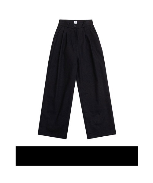 muahmuah(ムーアムーア)の「A'GEM/9 × .kom『muah muah/ムーアムーア』MUAH COTTON WIDE PANTS/コットン ワイドパンツ(その他パンツ・レディース・ブラック/ベージュ/ブラウン/カーキ・S/M)」の15枚目の写真