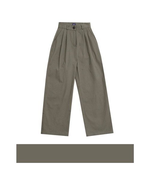 muahmuah(ムーアムーア)の「A'GEM/9 × .kom『muah muah/ムーアムーア』MUAH COTTON WIDE PANTS/コットン ワイドパンツ(その他パンツ・レディース・ブラック/ベージュ/ブラウン/カーキ・S/M)」の21枚目の写真