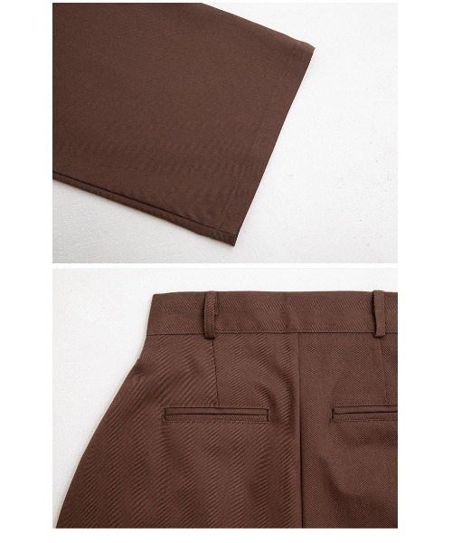 muahmuah(ムーアムーア)の「A'GEM/9 × .kom『muah muah/ムーアムーア』MUAH COTTON WIDE PANTS/コットン ワイドパンツ(その他パンツ・レディース・ブラック/ベージュ/ブラウン/カーキ・S/M)」の10枚目の写真