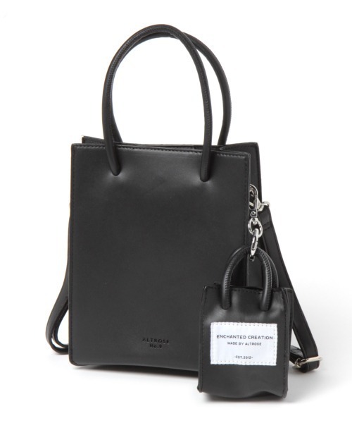 Me%（ミィパーセント）の「ミニバッグ付きスクエアショルダーバッグ（ショルダーバッグ・レディース・グリーン/ゼブラ/アイボリー/ブラック・FREE）」の3枚目の写真