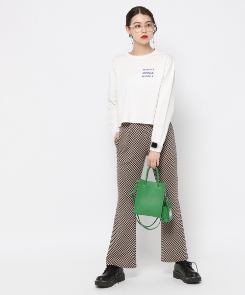 Me%（ミィパーセント）の「ミニバッグ付きスクエアショルダーバッグ（ショルダーバッグ・レディース・グリーン/ゼブラ/アイボリー/ブラック・FREE）」の6枚目の写真