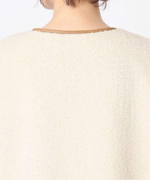 SLOBE IENA（スローブイエナ）の「パイピングボアベスト◆（ベスト・レディース・ネイビー/アイボリー・FREE）」の11枚目の写真