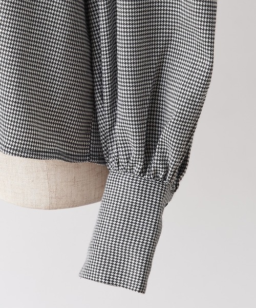 one after another NICE CLAUP（ワンアフターアナザーナイスクラップ）の「フリルブラウス〈セットアップスカートあり〉（シャツ/ブラウス・レディース・ベージュ/ネイビー/ブラック系その他/ブラウン系その他・FREE）」の9枚目の写真