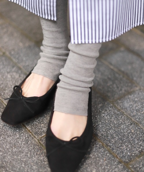 SLOBE IENA（スローブイエナ）の「【PIEDI NUDI/ピエディヌーディ】レギンス【洗濯機洗い可】◆（レギンス/スパッツ・レディース・ブラック/ベージュ/グレー・FREE）」の3枚目の写真