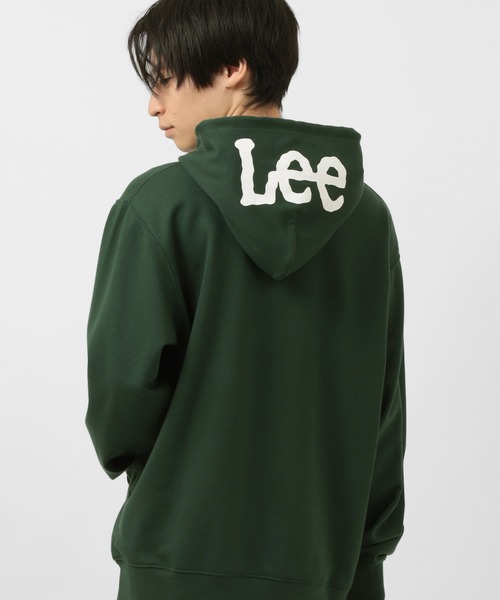 ★LEE★刺繍 ミニ ロゴ フード パーカー Lee(リー)の「【Lee/リー】ビックシルエット ミニロゴ刺繍