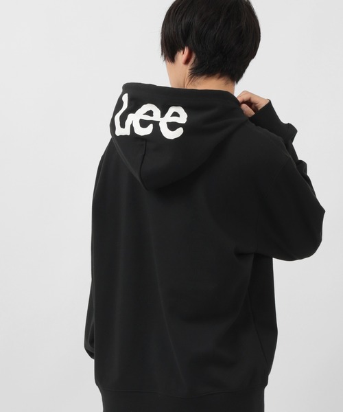 ★LEE★刺繍 ミニ ロゴ フード パーカー Lee（リー）の「【Lee/リー】ビックシルエット ミニロゴ刺繍