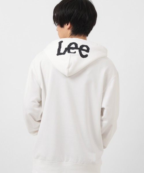 ★LEE★刺繍 ミニ ロゴ フード パーカー Lee（リー）の「【Lee/リー】ビックシルエット ミニロゴ刺繍
