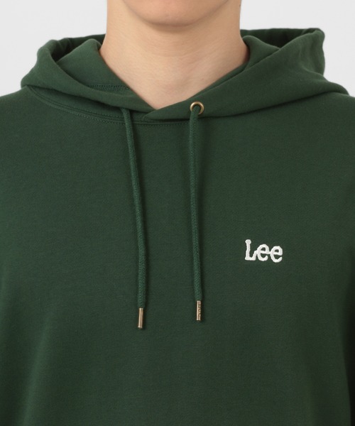 ★LEE★刺繍 ミニ ロゴ フード パーカー Lee（リー）の「【Lee/リー】ビックシルエット ミニロゴ刺繍