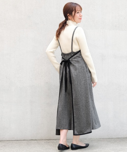 国内正規品 ホームスパンツイード ワンピース 数量は多