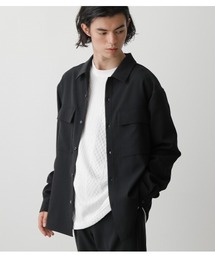 STRETCH W POCKET SHIRT/ストレッチダブルポケットシャツ