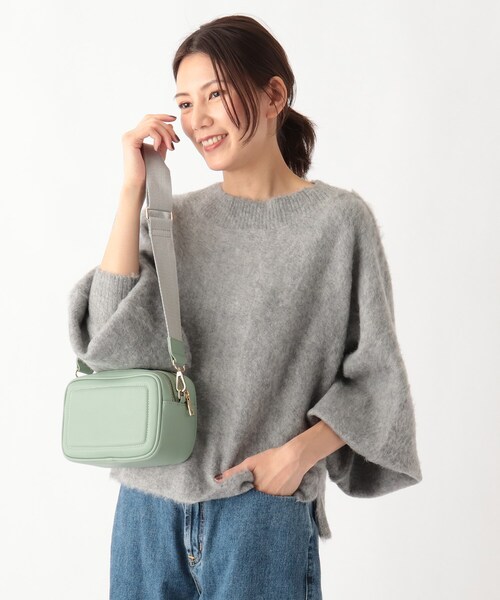 SOUP（スープ）の「◆【モヘヤ混】ドルマンスリーブ ゆるシルエットニット（ニット/セーター・レディース・ベージュ/ライトパープル/グレー・11/09/07）」の4枚目の写真