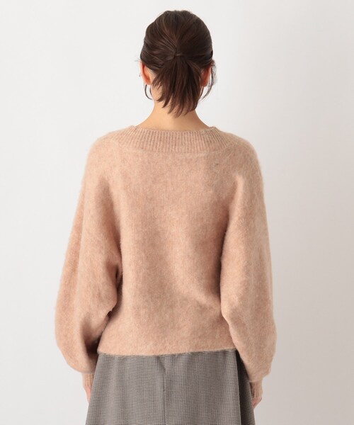 SOUP（スープ）の「◆【モヘヤ混】ドルマンスリーブ ゆるシルエットニット（ニット/セーター・レディース・ベージュ/ライトパープル/グレー・11/09/07）」の15枚目の写真