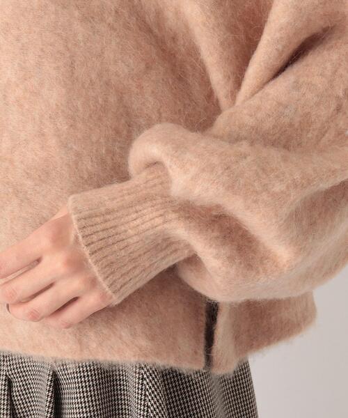 SOUP（スープ）の「◆【モヘヤ混】ドルマンスリーブ ゆるシルエットニット（ニット/セーター・レディース・ベージュ/ライトパープル/グレー・11/09/07）」の18枚目の写真