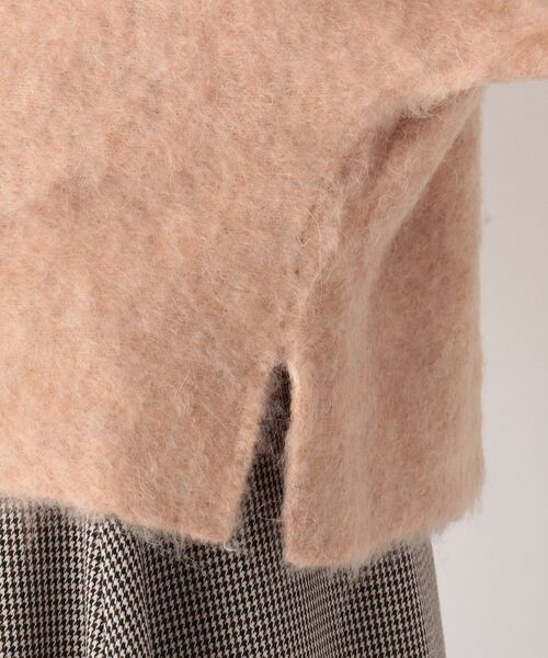 SOUP（スープ）の「◆【モヘヤ混】ドルマンスリーブ ゆるシルエットニット（ニット/セーター・レディース・ベージュ/ライトパープル/グレー・11/09/07）」の12枚目の写真