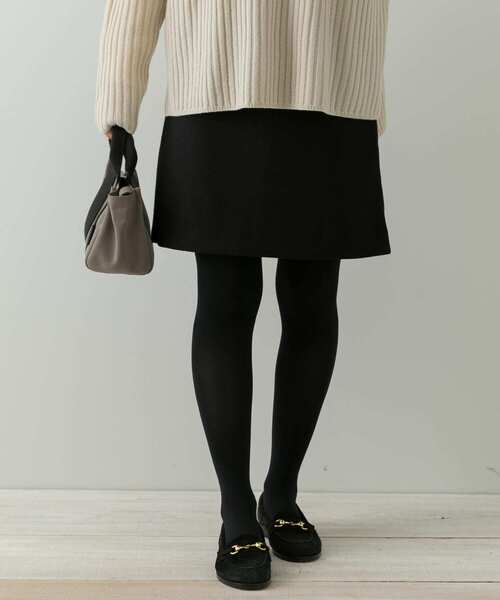 URBAN RESEARCH Sonny Label（アーバンリサーチサニーレーベル）の「メルトン風台形ミニスカート（スカート・レディース・ブラック/ブラウン/グレー系その他・36/38）」の10枚目の写真
