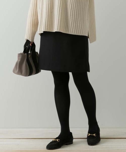 URBAN RESEARCH Sonny Label（アーバンリサーチサニーレーベル）の「メルトン風台形ミニスカート（スカート・レディース・ブラック/ブラウン/グレー系その他・36/38）」の11枚目の写真