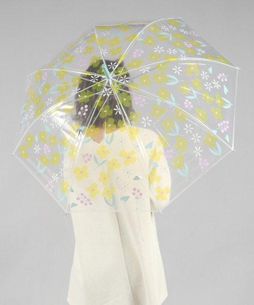 studio CLIP（スタディオクリップ）の「フルールビニール傘（長傘・レディース・グレー/イエロー/ピンク・FREE）」の14枚目の写真