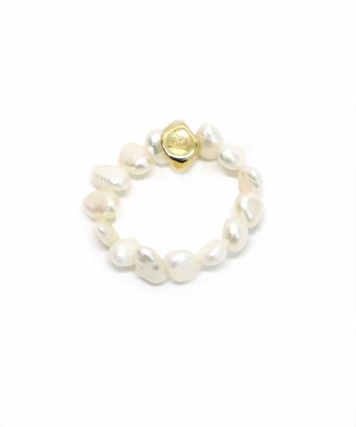 DONOBAN（ドノバン）の「淡水パールリング（リング・レディース・ゴールド・ONESIZE）」の7枚目の写真